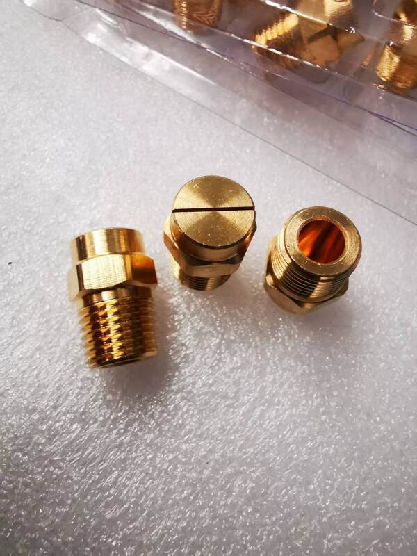 Stainless Steel High-Pressure Nozzle with Gold Finish for High-Temperature Resistant and Anti-Corrosion Industrial Cleaning