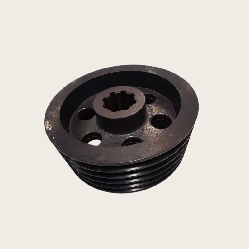 Stainless Steel Sweeper Output Pulley with Anti-Misalignment and Overload Slip Protection for Power Transmission