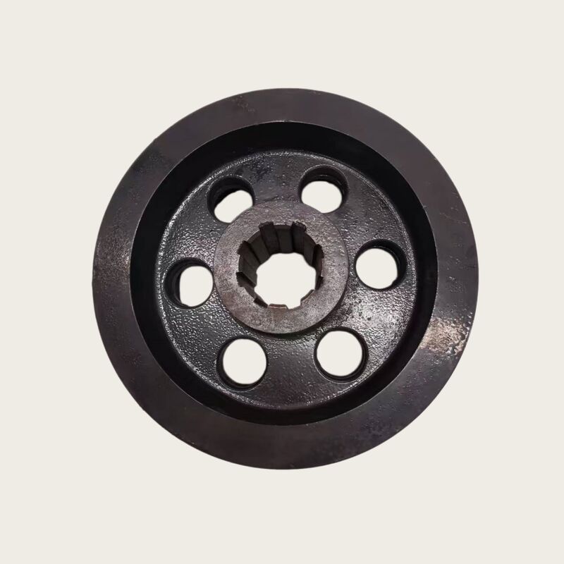 Stainless Steel Sweeper Output Pulley with Anti-Misalignment and Overload Slip Protection for Power Transmission