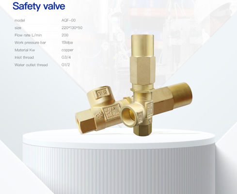 High Pressure Water Truck Valve Safety Water Pump Pressure Relief Valve