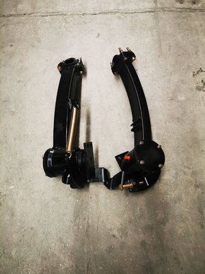 Black Arc Shaped Spray Rack Assembly Flexible Street Sweeper Parts Antirust