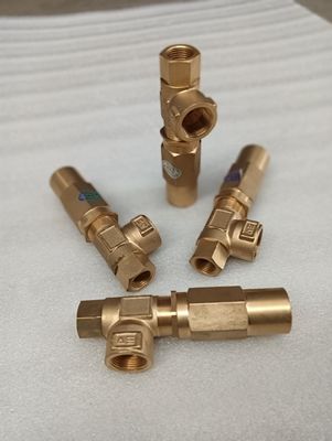 Rust Resistance Water Truck Valve Easy Operation Brass Safety Relief Valve