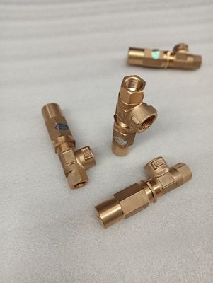 Rust Resistance Water Truck Valve Easy Operation Brass Safety Relief Valve