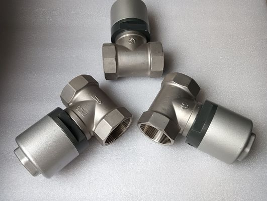 Customization Pneumatic Shut Off Valve 304 Stainless Steel Prevents Rust