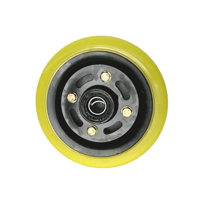 Sweeper Solid Wheel Assembly | Polyurethane Body, Cast Iron Hub