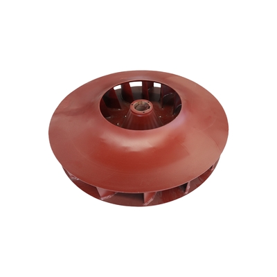 High-Strength Red Centrifugal Fan Impeller (Garbage Suction Special)， Industrial-Grade Corrosion-Resistant Red Steel Impeller, Fan Auxiliary Blowing & Debris-Suction Component