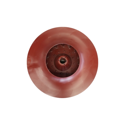 High-Strength Red Centrifugal Fan Impeller (Garbage Suction Special)， Industrial-Grade Corrosion-Resistant Red Steel Impeller, Fan Auxiliary Blowing & Debris-Suction Component