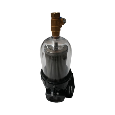 High - Precision Transparent Window Water Filter Assembly, Sanitation & Sweeper Truck - Specific, Stainless Steel Filter Element, Black Shell, High - Efficiency Water Purification, Durable