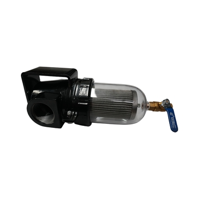 High - Precision Transparent Window Water Filter Assembly, Sanitation & Sweeper Truck - Specific, Stainless Steel Filter Element, Black Shell, High - Efficiency Water Purification, Durable