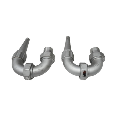 Universal Sprinkler Palm Assembly (Three-Bend Front Flush) - Aluminum Alloy, High-Pressure, for Sweeper-Scrubber Front Nozzle, Efficient Road Flushing, Sweeper Accessory