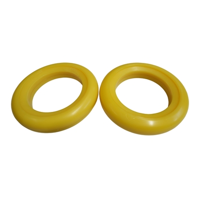 Zoomlion Heavy Industry Compatible Injection-Molded Yellow Solid Wheels – For Sanitation Trucks, Sweeper Trucks & Suction Nozzle Travel