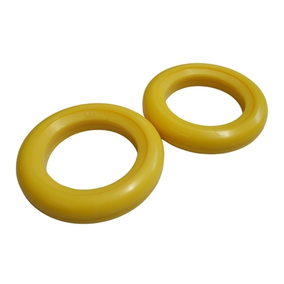 Zoomlion Heavy Industry Compatible Injection-Molded Yellow Solid Wheels – For Sanitation Trucks, Sweeper Trucks & Suction Nozzle Travel