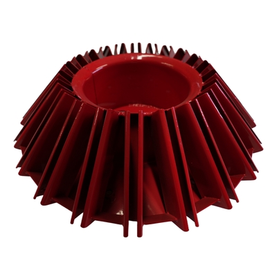 Double-Layer Convex Sweeping Disks (Red) – Fit for Zoomlion Sweeper Trucks, Sanitation Vehicle Road Cleaning