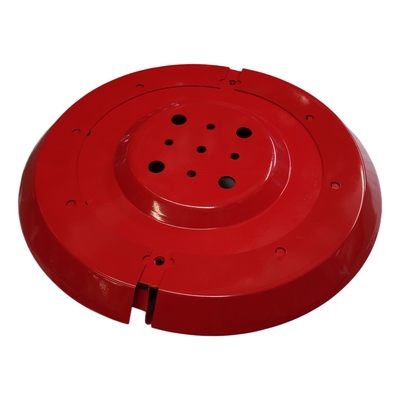 Double-Layer Convex Sweeping Disks (Red) – Fit for Zoomlion Sweeper Trucks, Sanitation Vehicle Road Cleaning