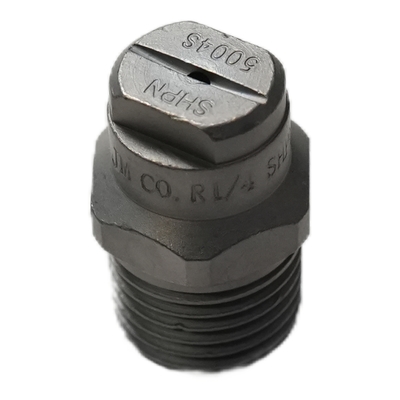 Zoomlion Road Sweeper High-Pressure Nozzle - 316 Stainless Steel, 50° Fan-Shape Flow for Sanitation Vehicles