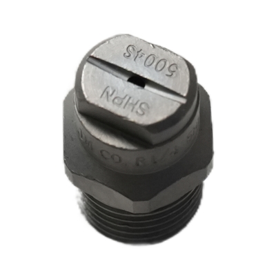 Zoomlion Road Sweeper High-Pressure Nozzle - 316 Stainless Steel, 50° Fan-Shape Flow for Sanitation Vehicles