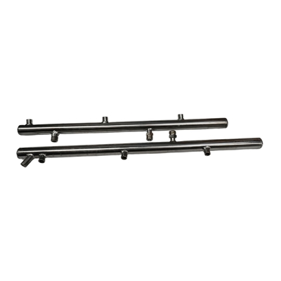 Stainless Steel Welded Left & Right High-Pressure Spray Rods – For Zoomlion 5100 Sweeper-Washer, Aids Suction Nozzle