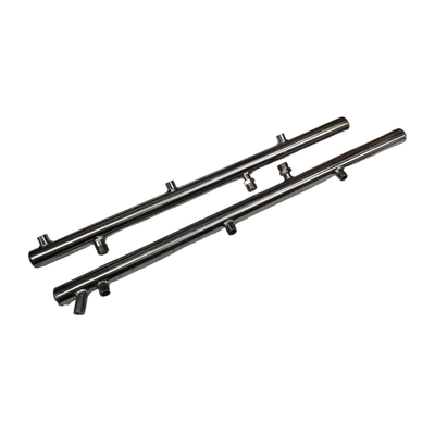 Stainless Steel Welded Left & Right High-Pressure Spray Rods – For Zoomlion 5100 Sweeper-Washer, Aids Suction Nozzle