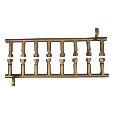 Main Distributing Water Pipe for Zoomlion Sweeper-Washers – 8 Branches, Stainless Steel