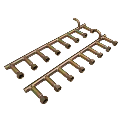 Main Distributing Water Pipe for Zoomlion Sweeper-Washers – 8 Branches, Stainless Steel