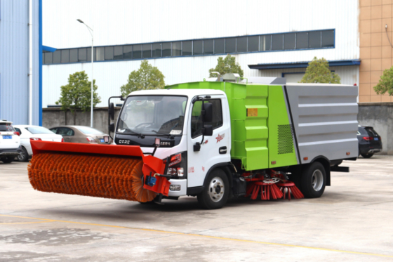Sweeper Brush Rotary Assembly: Front-Mount for Sanitation Sweepers, Cleans Debris/Dust & Snow, Custom Sizes