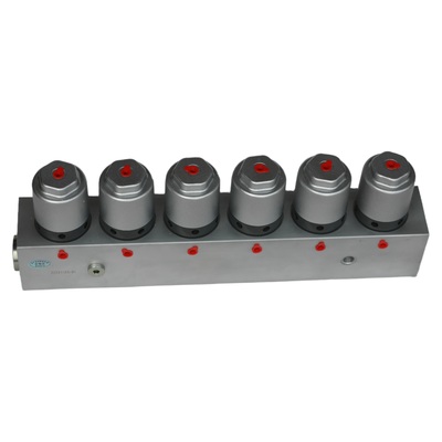Sweeper Pneumatic Cartridge Valve (6-Bank) - 0.65MPa Pressure, Water Spray Assist