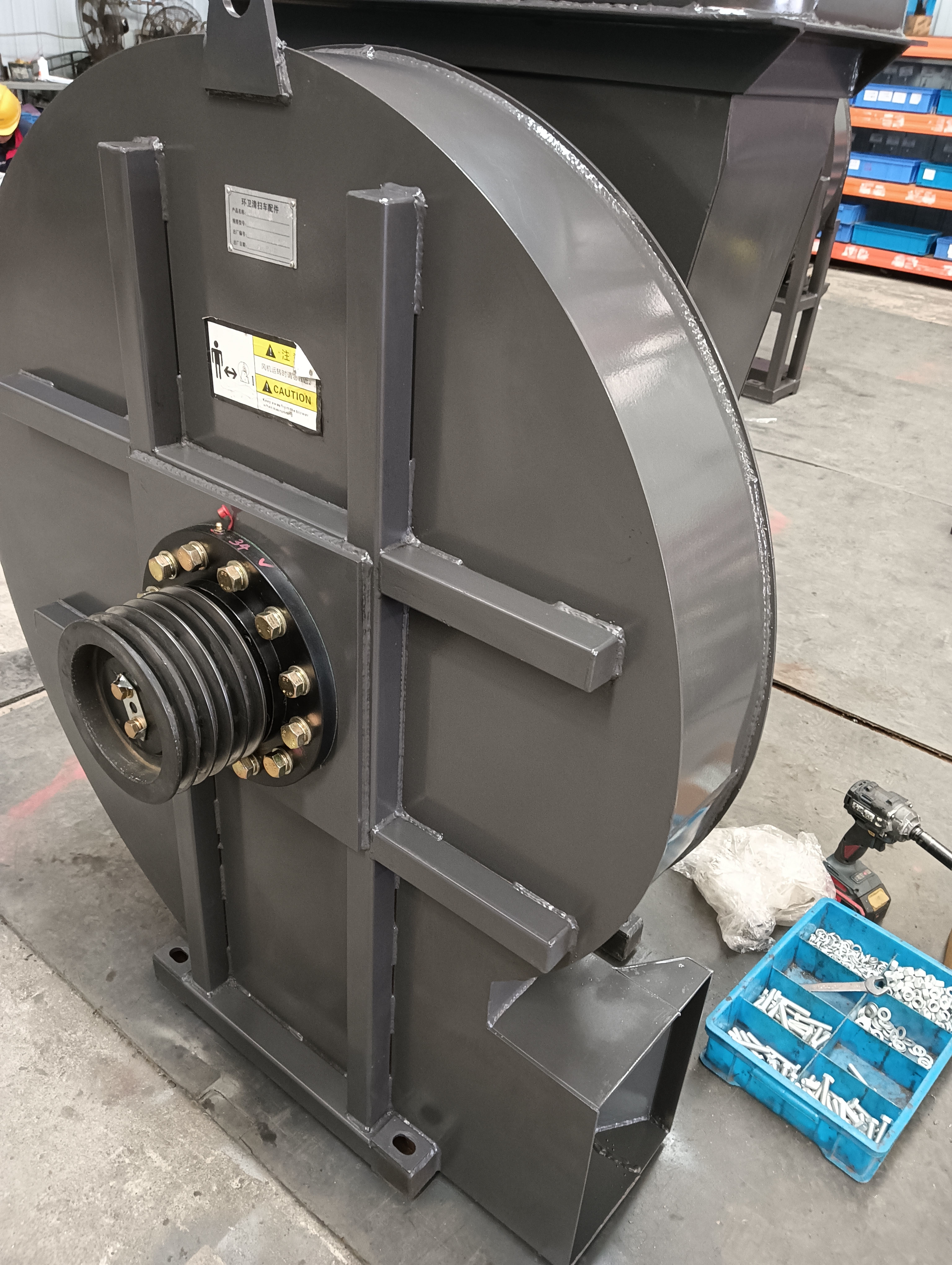 Sweeper Truck Centrifugal Blower Fan Explosion Proof High Pressure ...